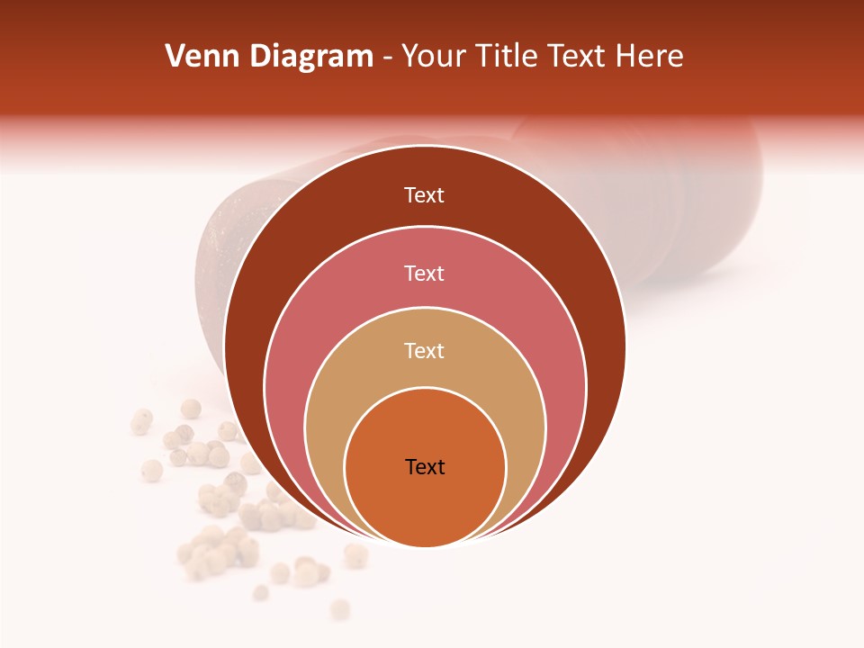 Standing Red Background PowerPoint Template