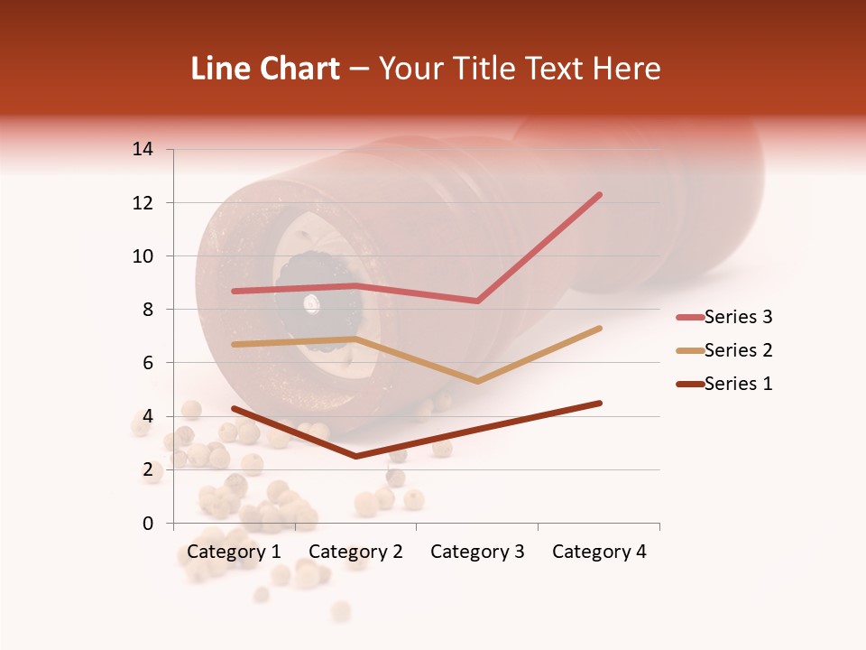 Standing Red Background PowerPoint Template