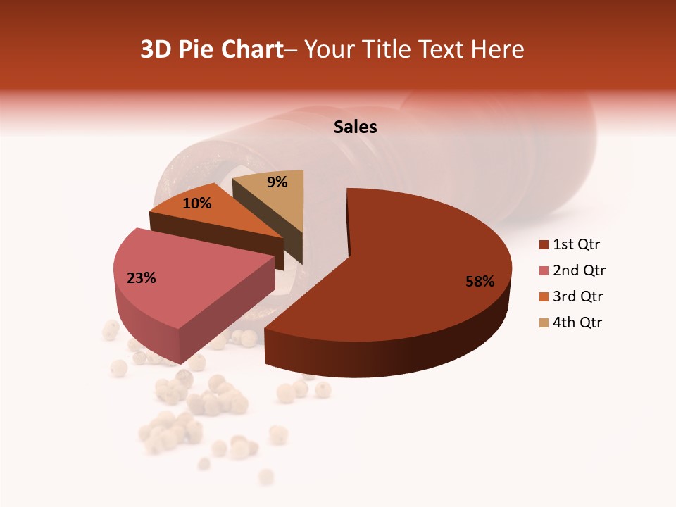 Standing Red Background PowerPoint Template