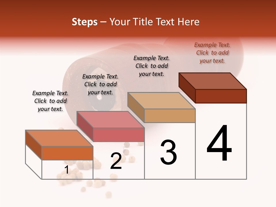 Standing Red Background PowerPoint Template