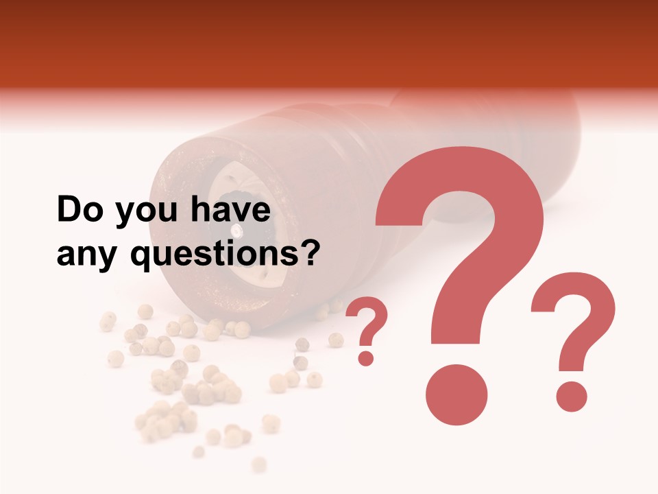 Standing Red Background PowerPoint Template