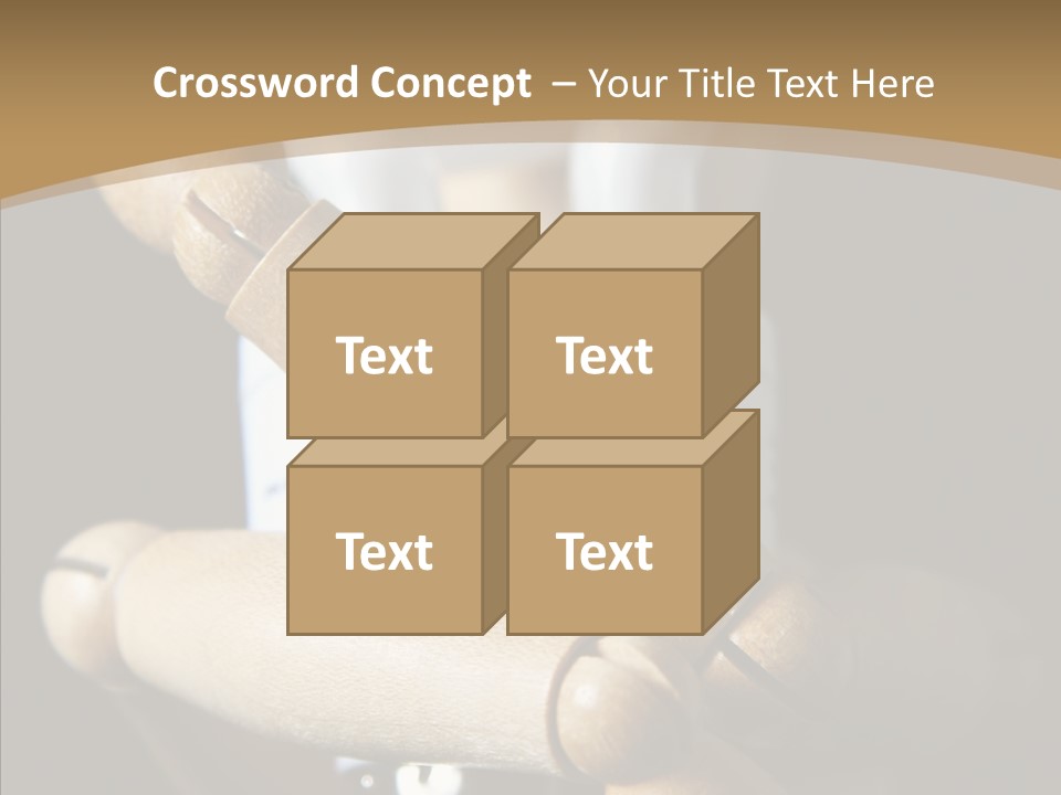 Saving Holding Parts PowerPoint Template