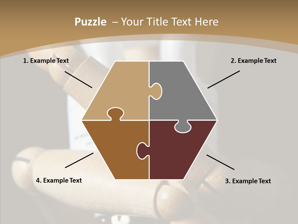 Saving Holding Parts PowerPoint Template