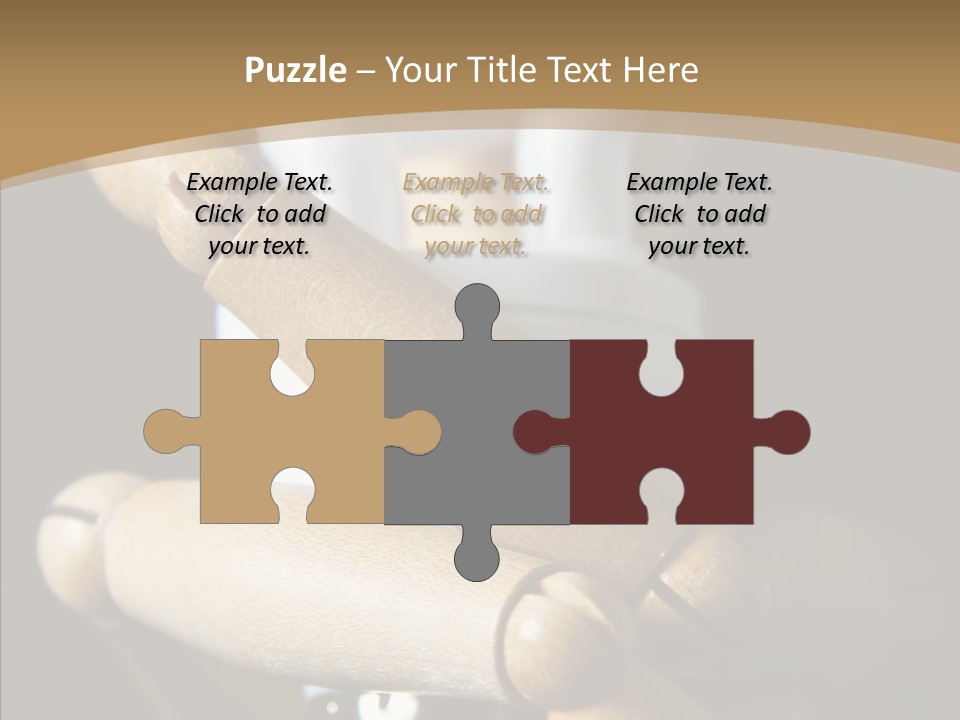 Saving Holding Parts PowerPoint Template