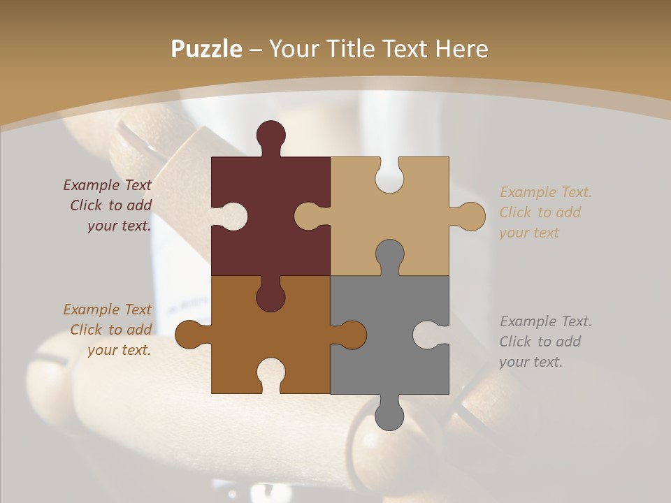 Saving Holding Parts PowerPoint Template