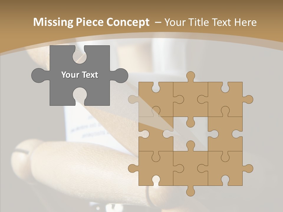 Saving Holding Parts PowerPoint Template