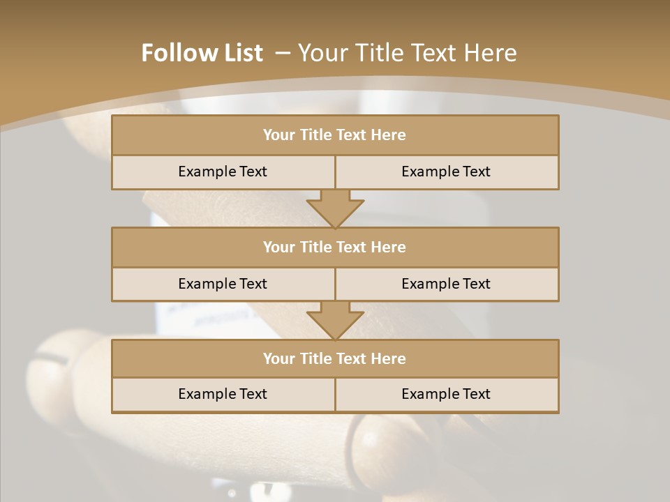 Saving Holding Parts PowerPoint Template