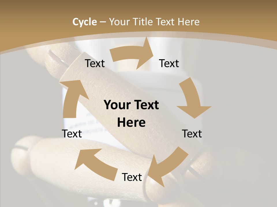 Saving Holding Parts PowerPoint Template