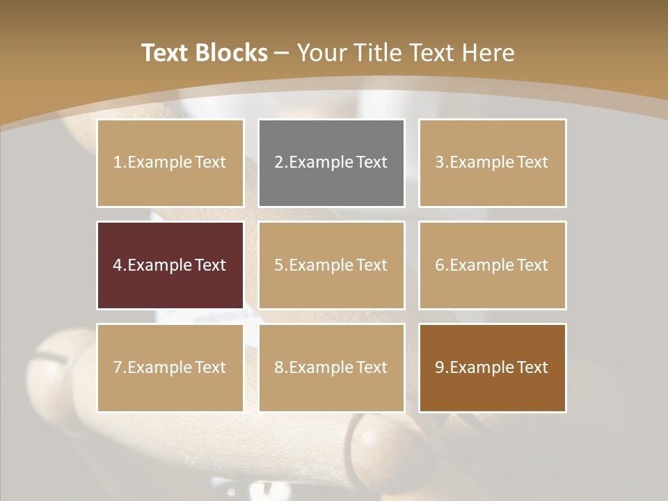 Saving Holding Parts PowerPoint Template