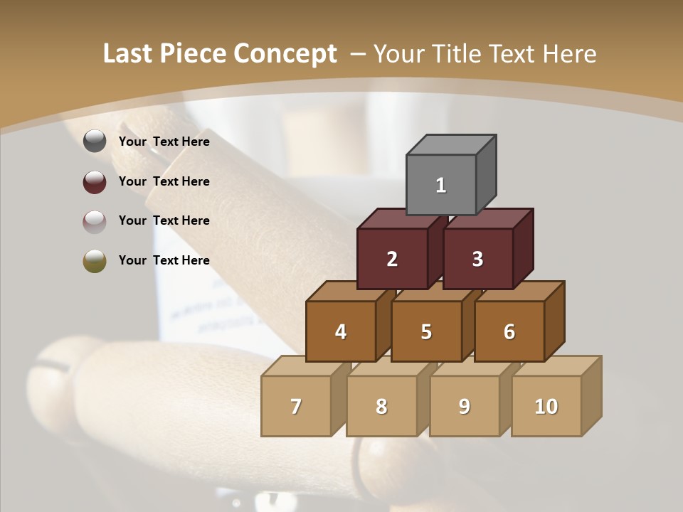 Saving Holding Parts PowerPoint Template