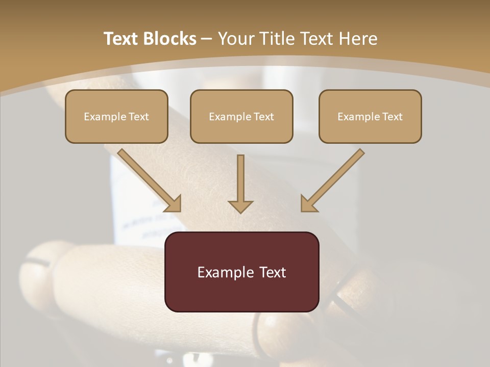 Saving Holding Parts PowerPoint Template