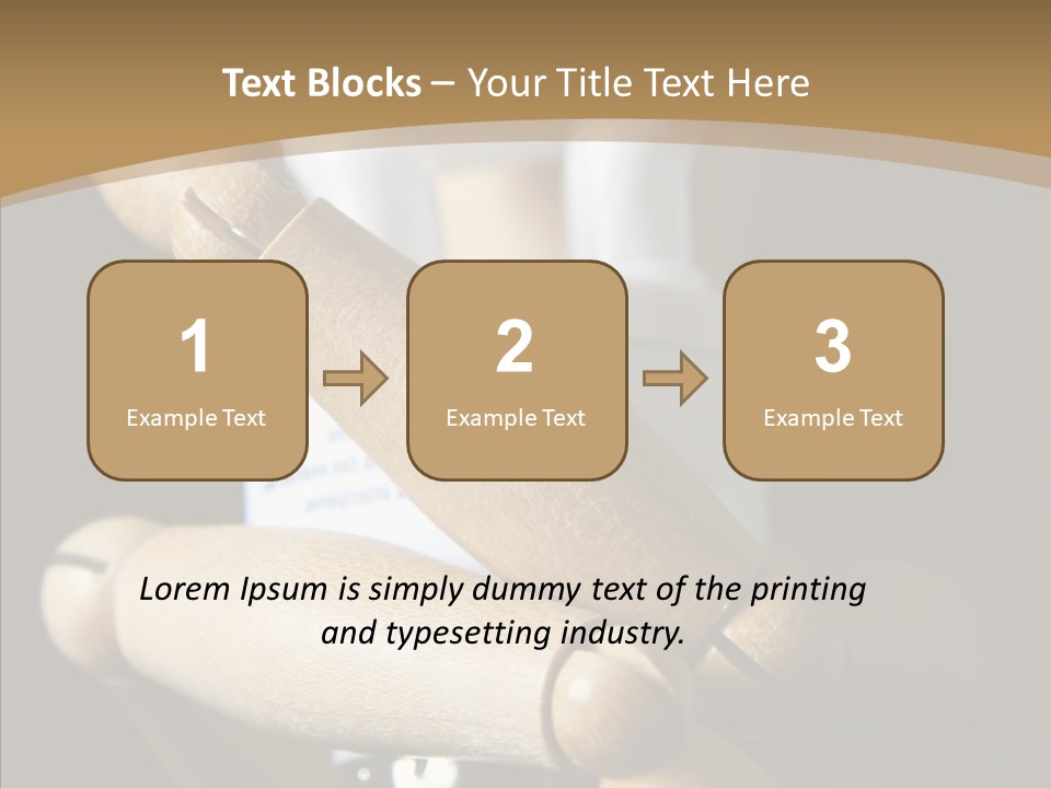 Saving Holding Parts PowerPoint Template