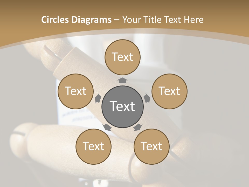Saving Holding Parts PowerPoint Template