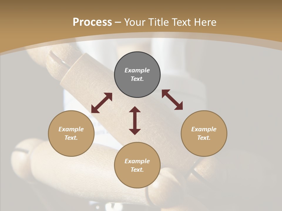 Saving Holding Parts PowerPoint Template