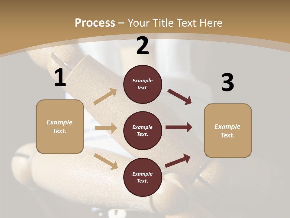 Saving Holding Parts PowerPoint Template