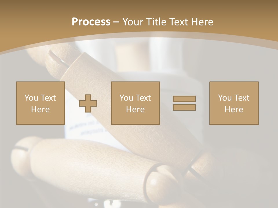 Saving Holding Parts PowerPoint Template