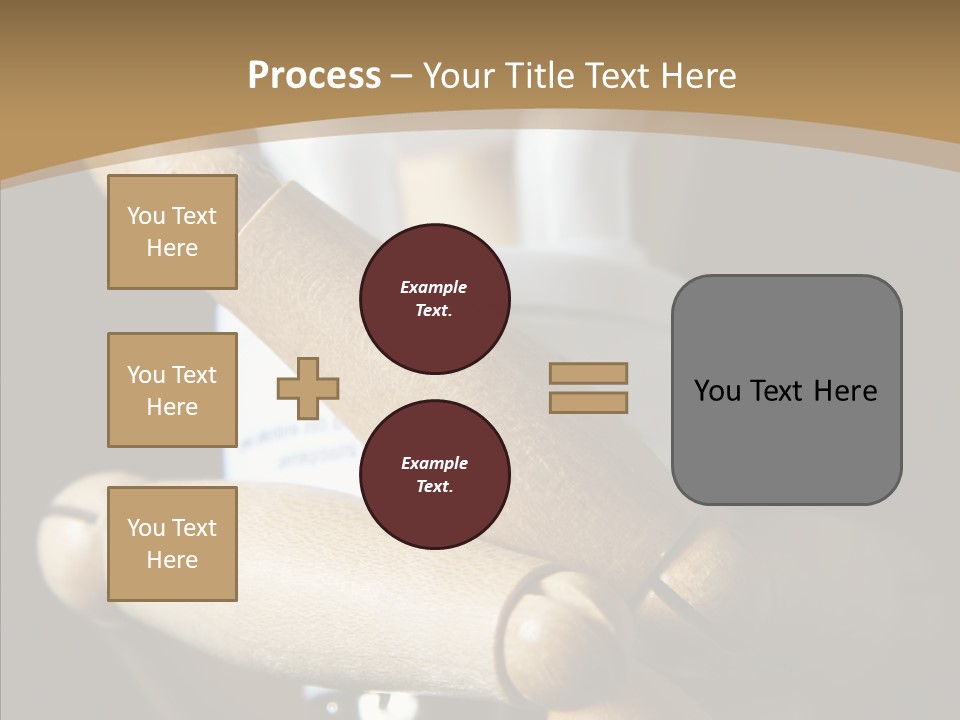 Saving Holding Parts PowerPoint Template