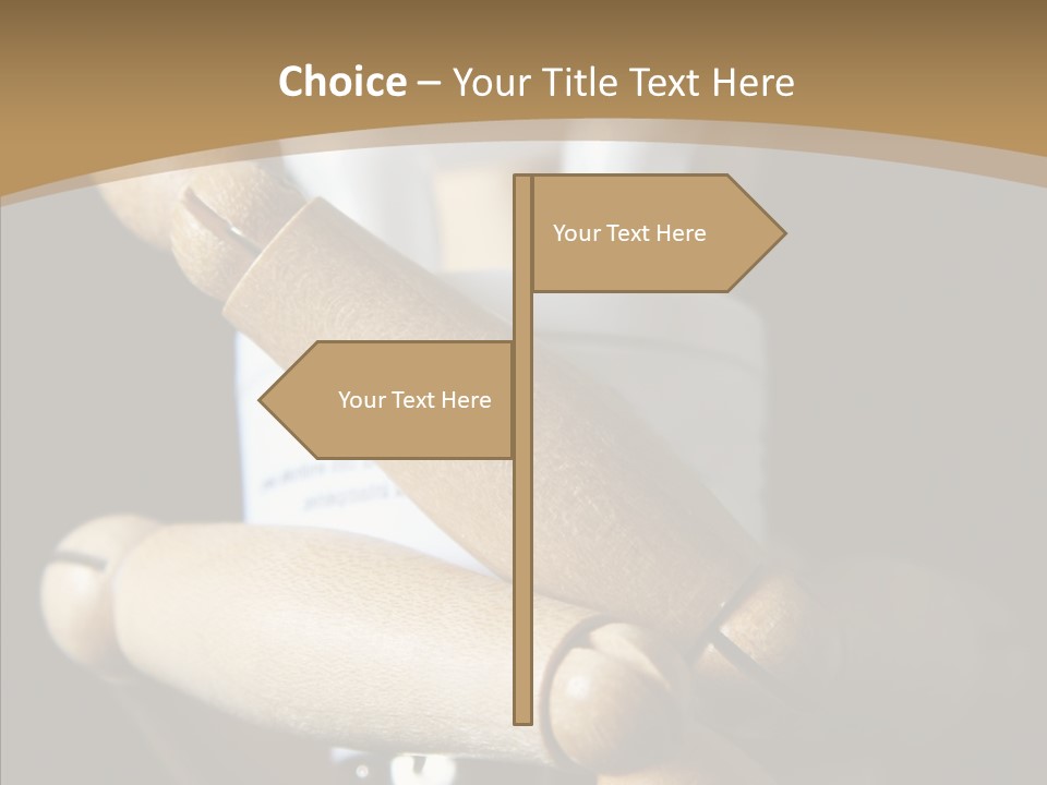 Saving Holding Parts PowerPoint Template