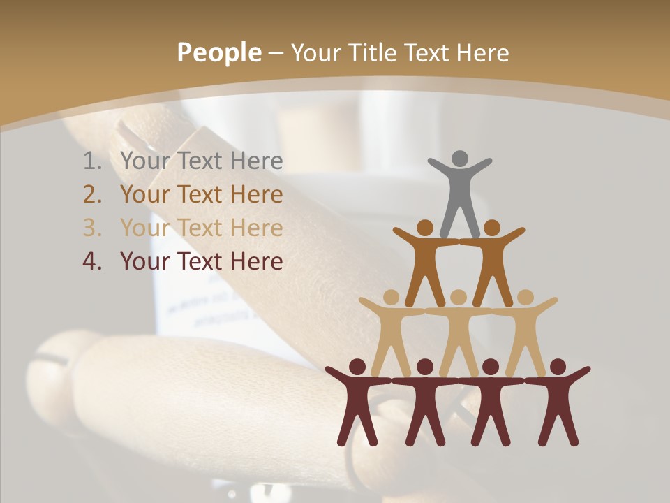 Saving Holding Parts PowerPoint Template