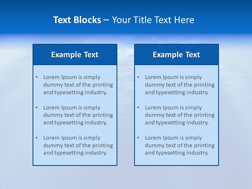 Nature Sky Deep PowerPoint Template