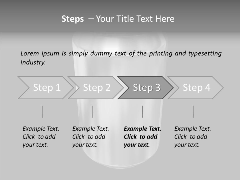Blank Beverage Isolated PowerPoint Template