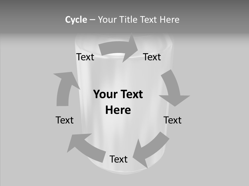 Blank Beverage Isolated PowerPoint Template
