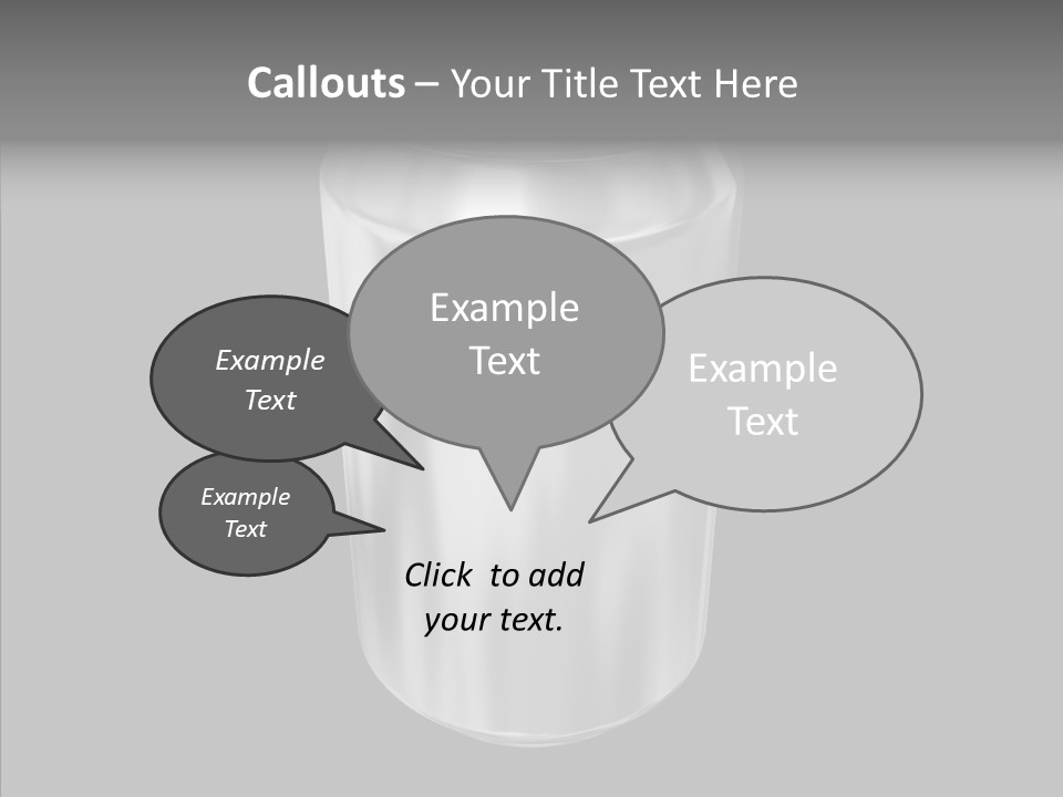 Blank Beverage Isolated PowerPoint Template