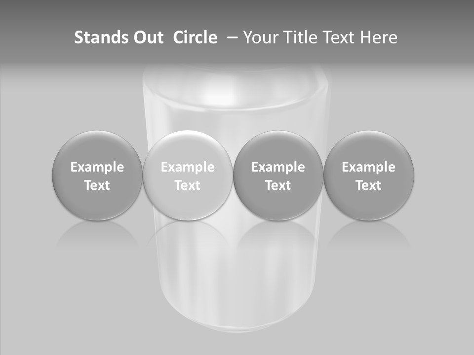 Blank Beverage Isolated PowerPoint Template