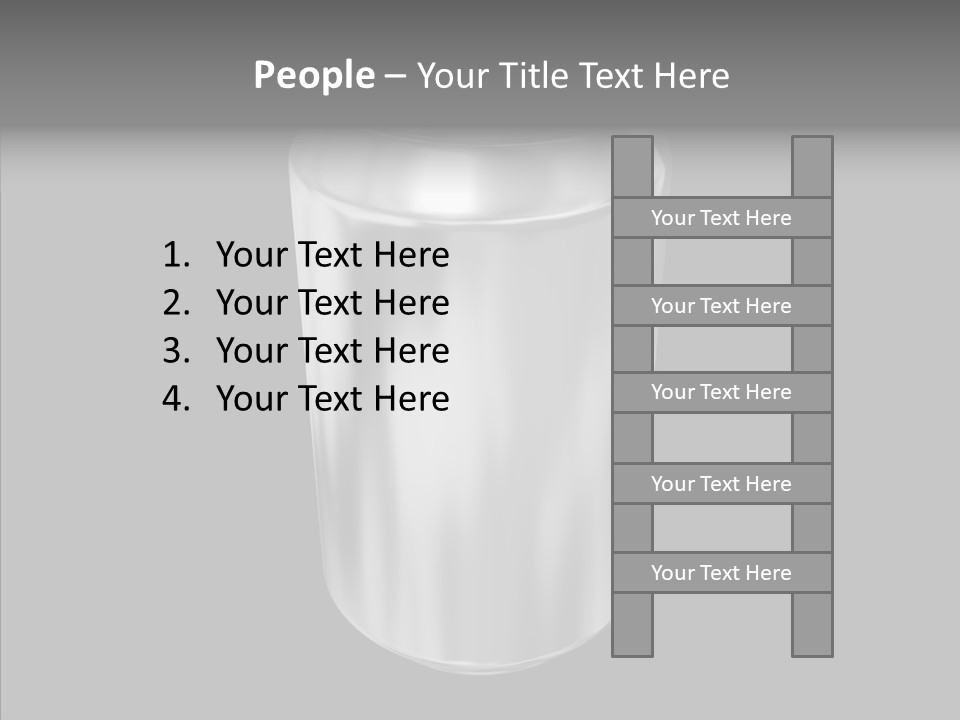 Blank Beverage Isolated PowerPoint Template