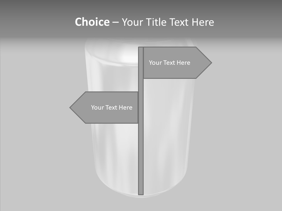 Blank Beverage Isolated PowerPoint Template