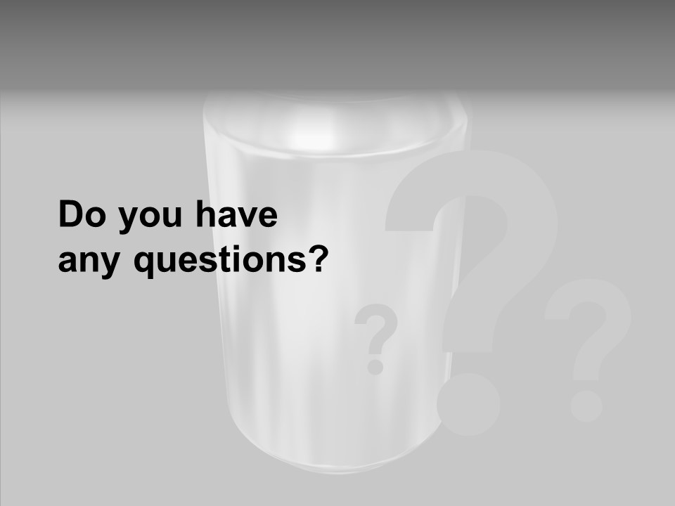 Blank Beverage Isolated PowerPoint Template