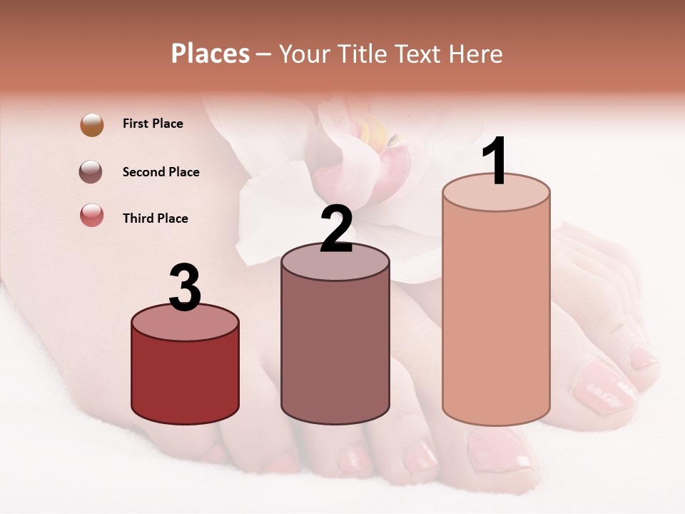 Beauty Toes Foot PowerPoint Template