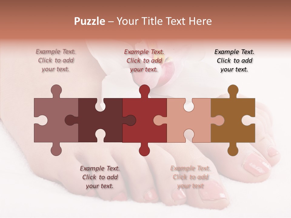 Beauty Toes Foot PowerPoint Template