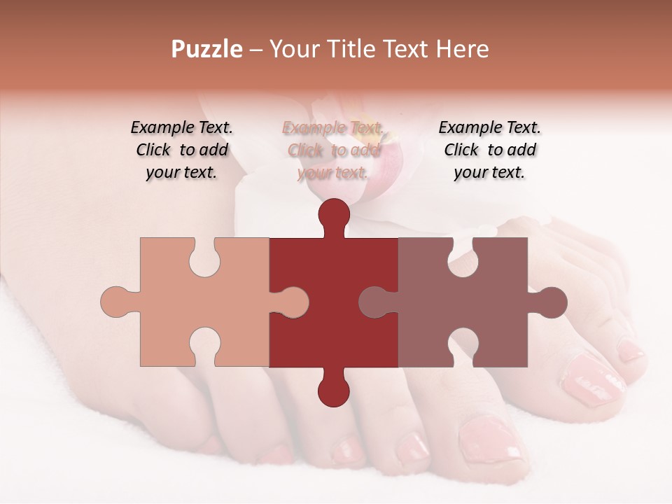 Beauty Toes Foot PowerPoint Template