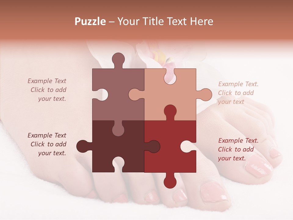 Beauty Toes Foot PowerPoint Template