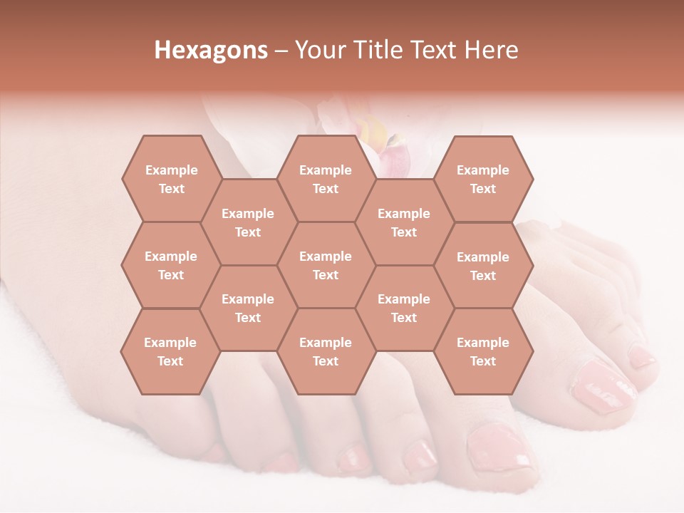 Beauty Toes Foot PowerPoint Template