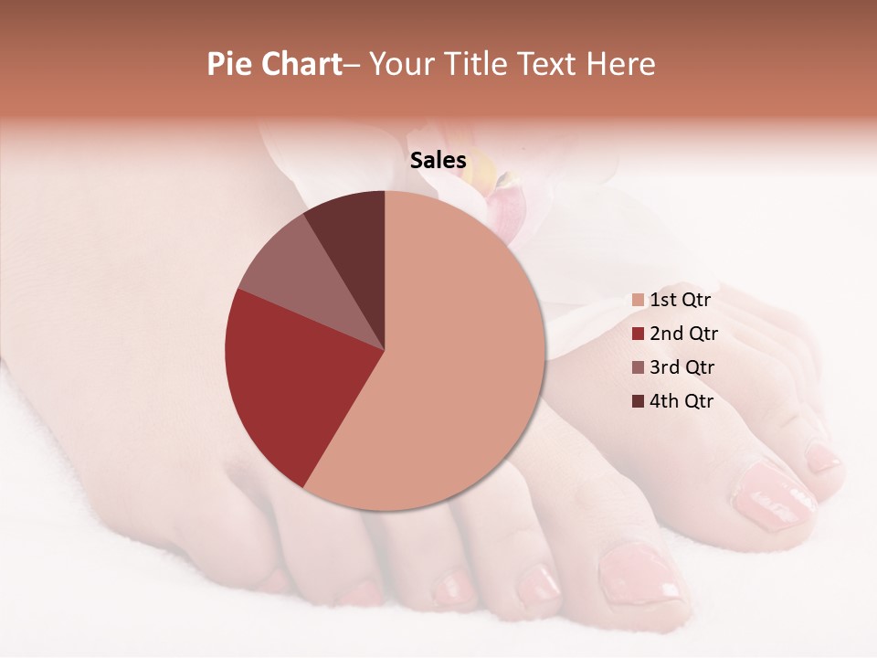 Beauty Toes Foot PowerPoint Template