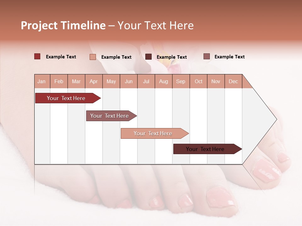 Beauty Toes Foot PowerPoint Template
