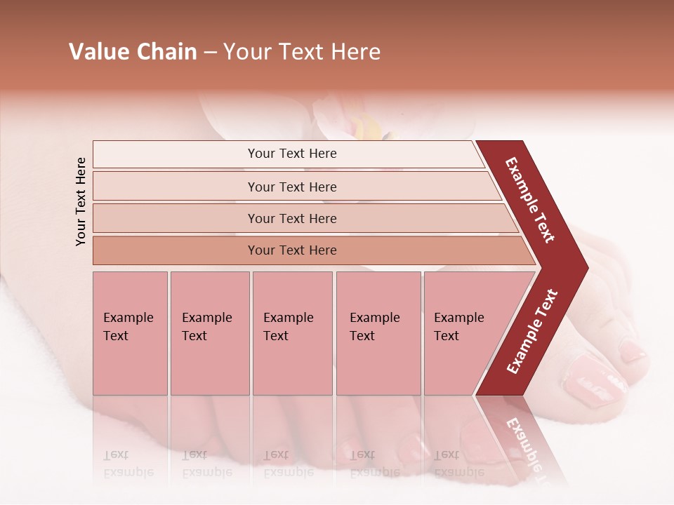 Beauty Toes Foot PowerPoint Template