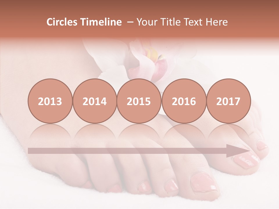 Beauty Toes Foot PowerPoint Template