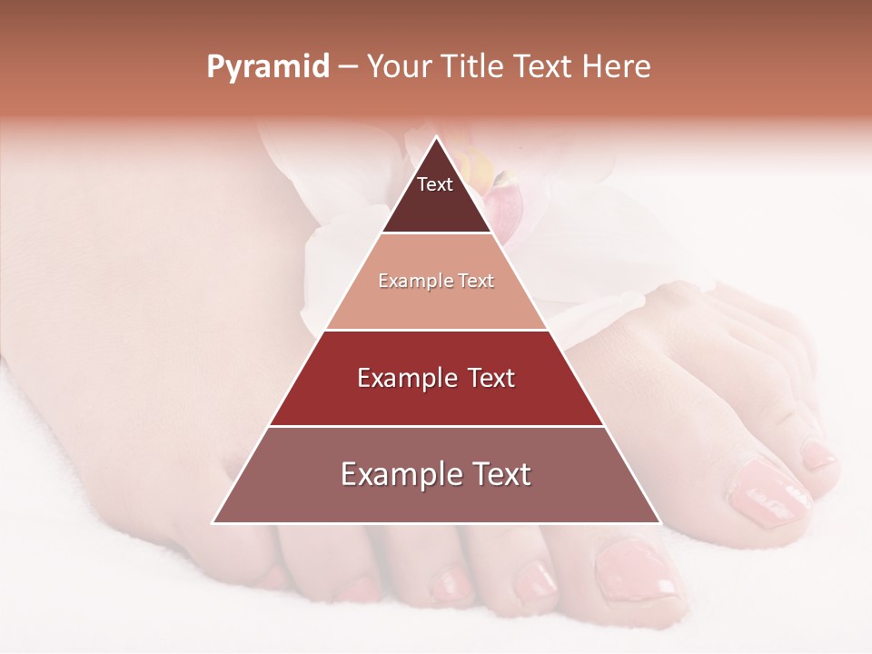 Beauty Toes Foot PowerPoint Template