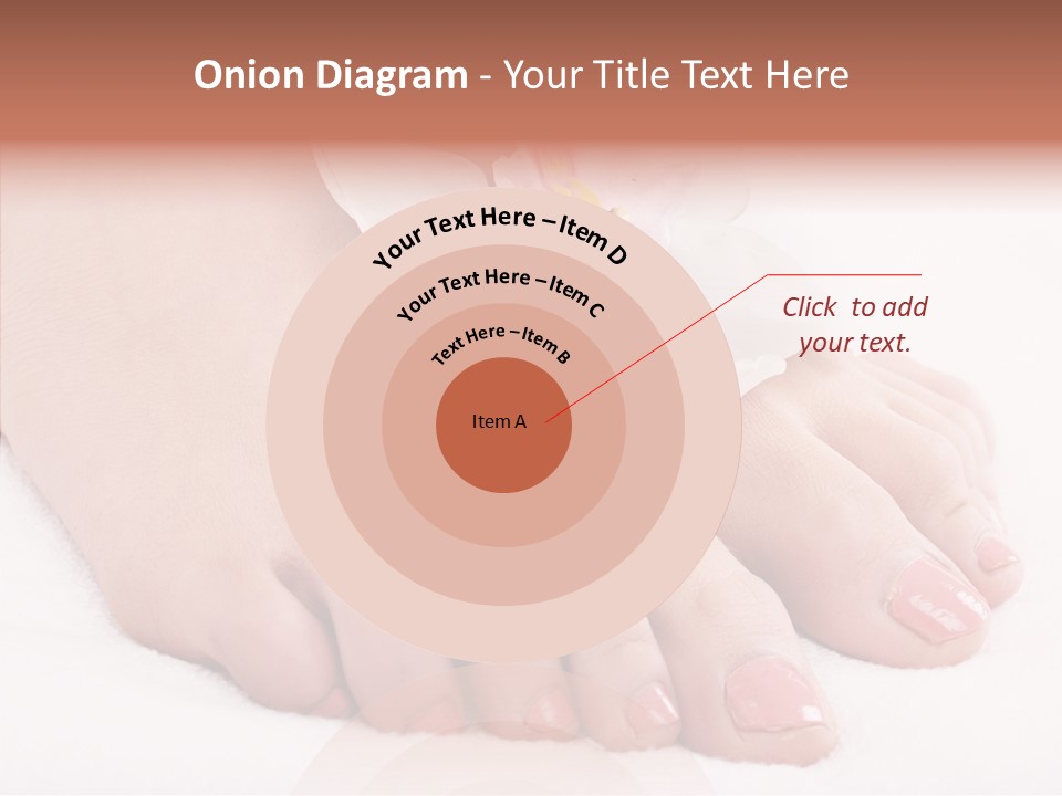 Beauty Toes Foot PowerPoint Template