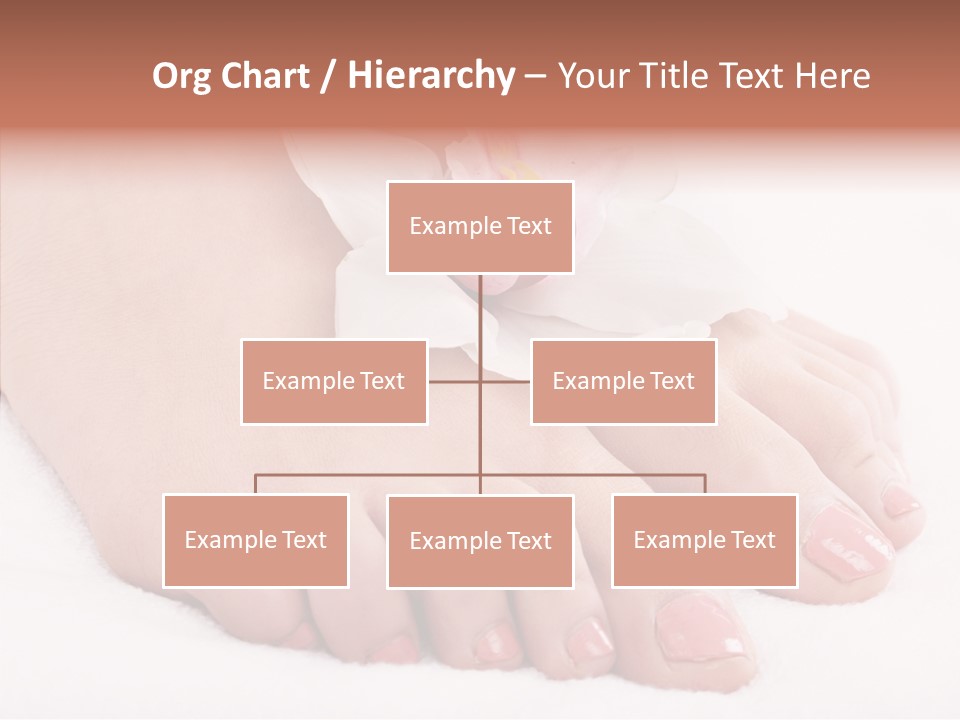 Beauty Toes Foot PowerPoint Template