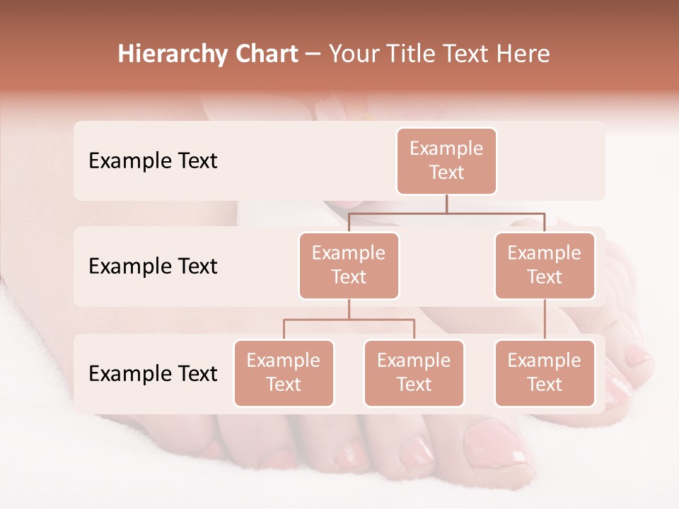 Beauty Toes Foot PowerPoint Template