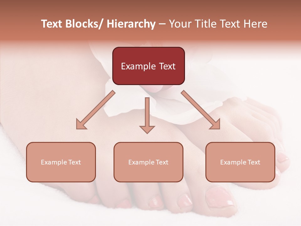 Beauty Toes Foot PowerPoint Template