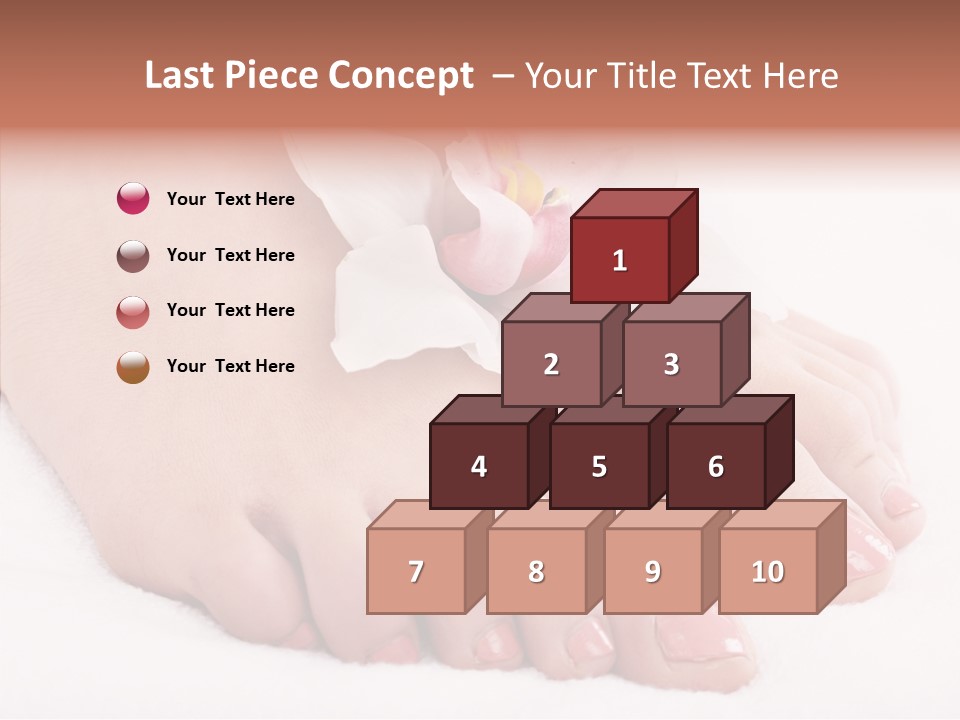Beauty Toes Foot PowerPoint Template