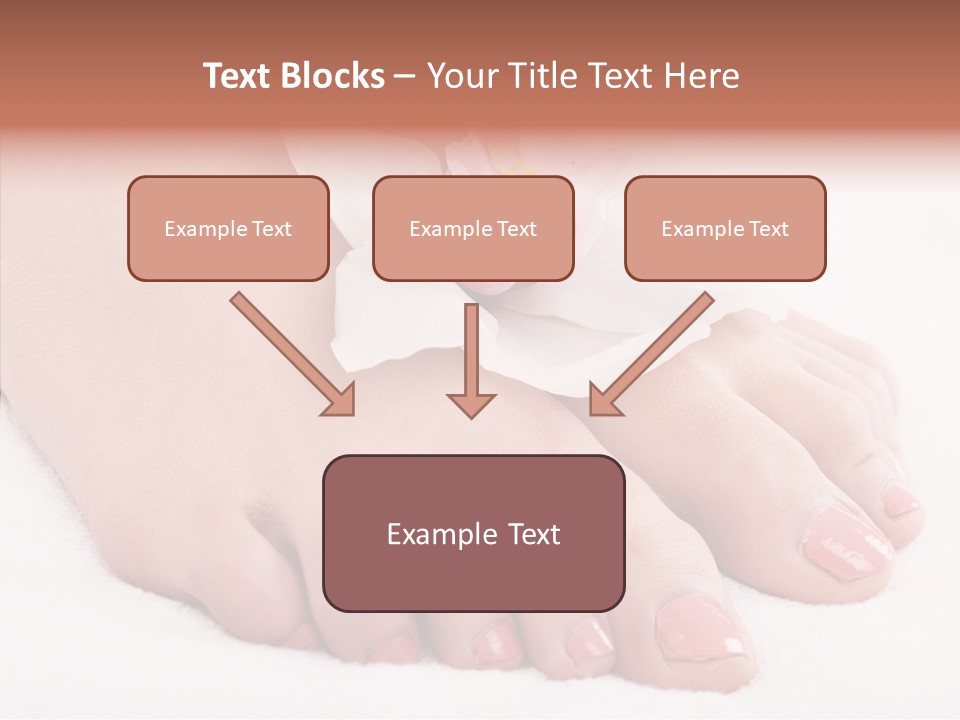 Beauty Toes Foot PowerPoint Template