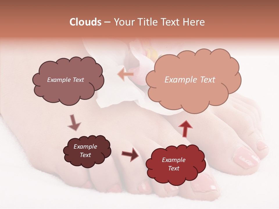 Beauty Toes Foot PowerPoint Template