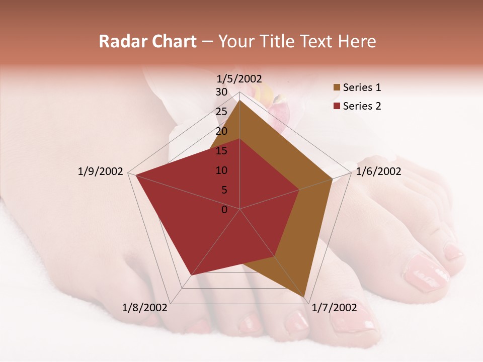 Beauty Toes Foot PowerPoint Template