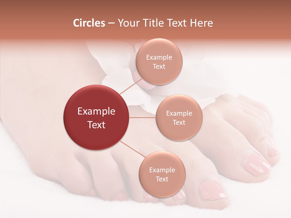 Beauty Toes Foot PowerPoint Template